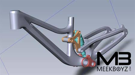 Meek Boyz Carbon Frame - CAD Drawing